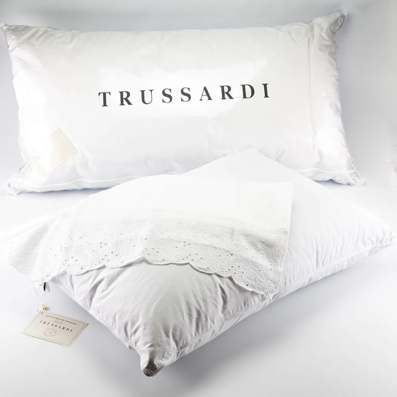 Travesseiro Trussardi Toque de Pluma 233 fios 100% Algodão 50 x 70cm